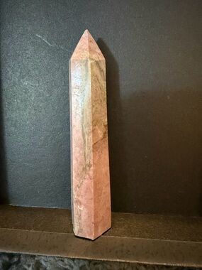 Rhodonite Crystal Tower- apx 3 inches